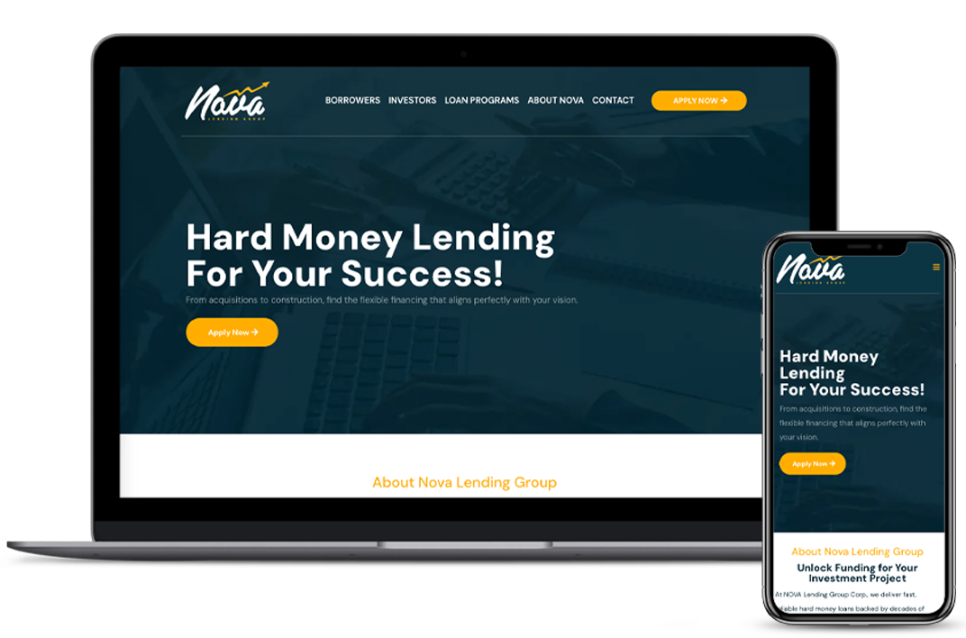 Web Design Nova Lending