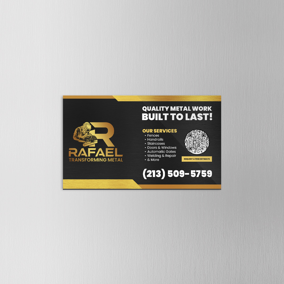 Magnet Card Design | Rafael Transforming Metal
