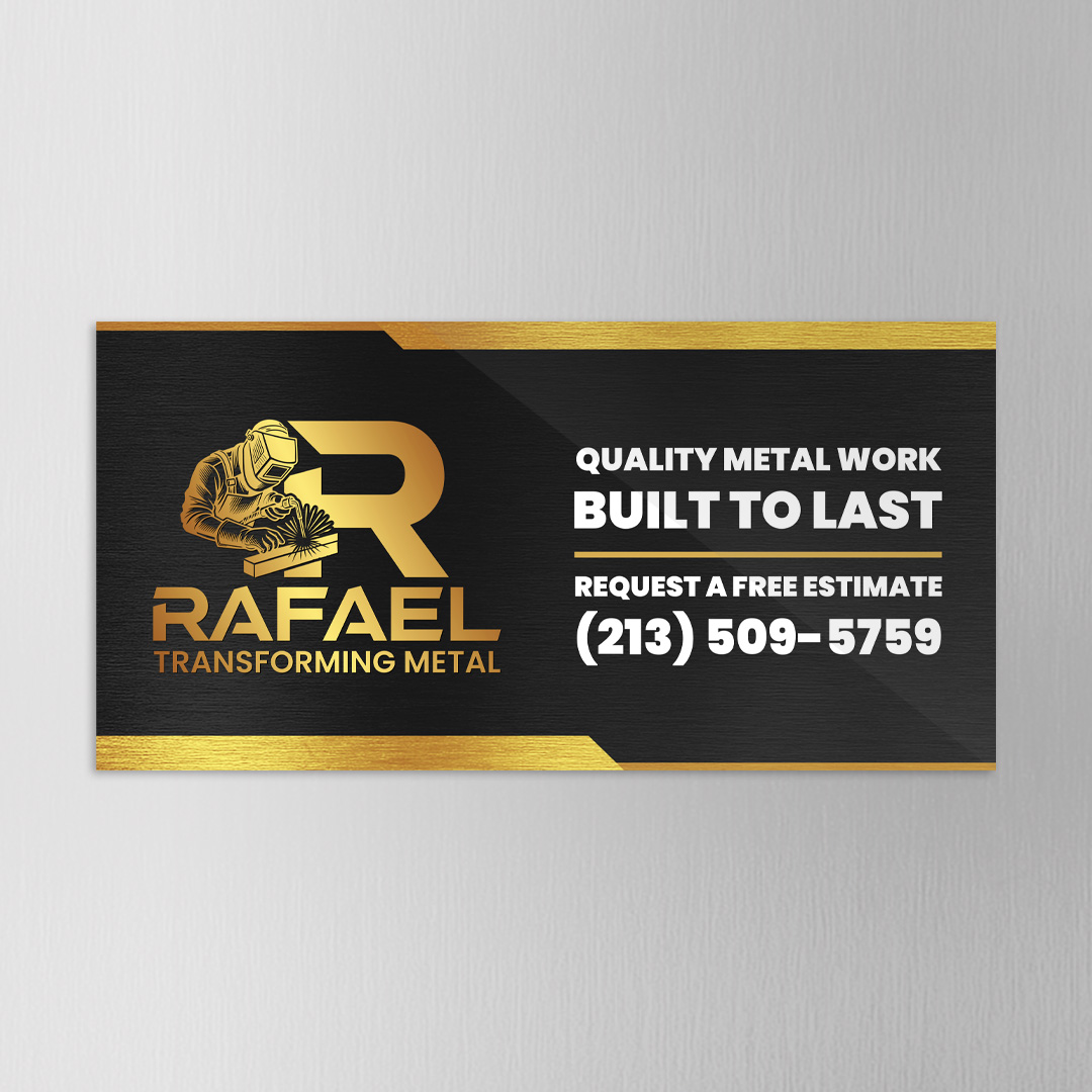 Shop Signage Design | Rafael Transforming Metal