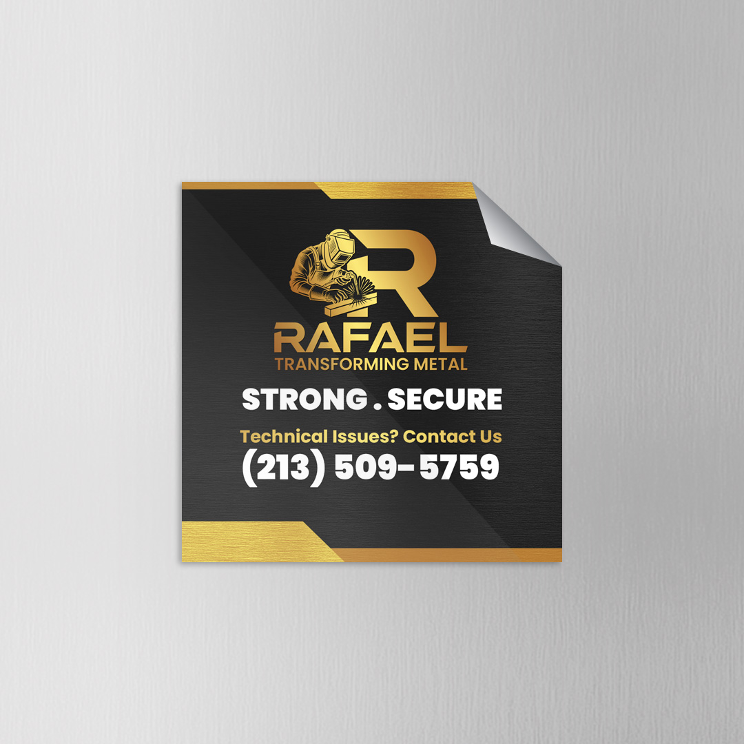 Sticker Design | Rafael Transforming Metal