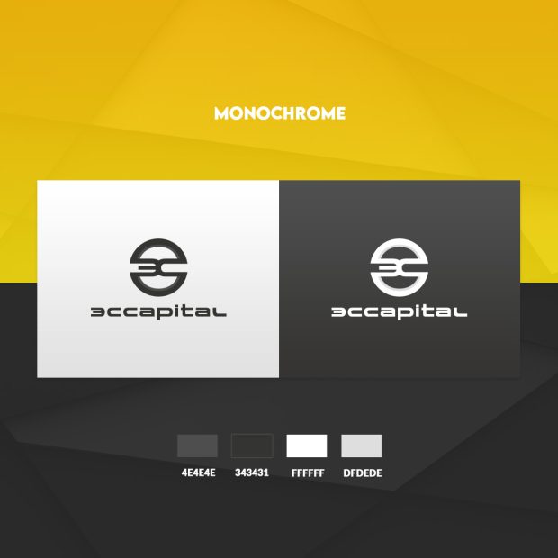 3C Capital Monochrome Logo Design | Ae Graphic Elements