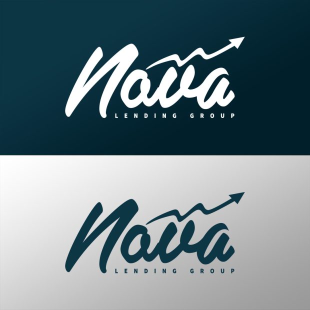Nova Lending Group Monochrome Logo | Ae Graphic Elements