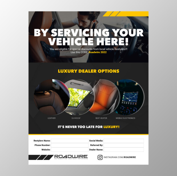 Roadwire Sell Sheet Design 3 | Ae Graphic Elements