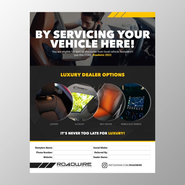 Roadwire Sell Sheet Design 3 | Ae Graphic Elements
