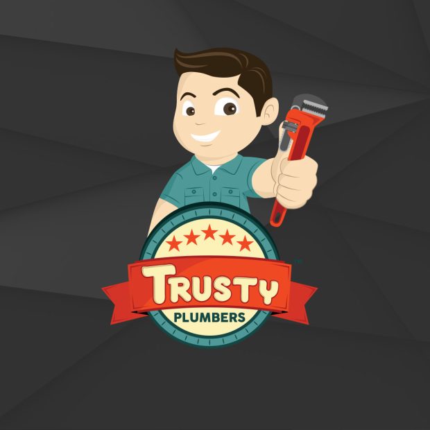 Trusty Plumbers Masco Logo Design | Ae Graphic Elements