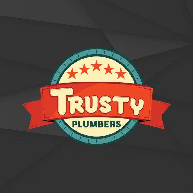 Trusty Plumbers Combination Mark Logo Design | Ae Graphic Elements