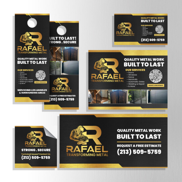 Rafael Transforming Metal | Marketing Materials | Designed By Evee Salazar
